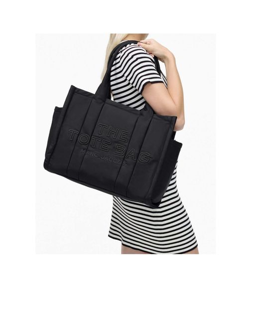 Marc Jacobs Black The Puffy Large Tote Bag