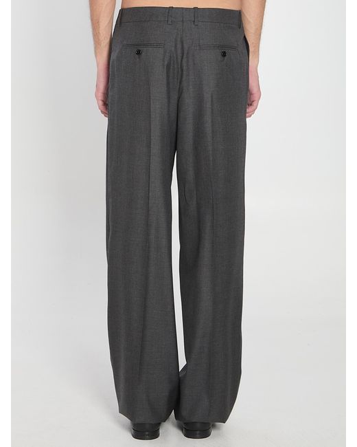 Céline Gray Pleated Trousers for men