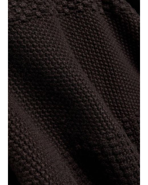 Lisa Yang Black Cropped Cashmere Jumper