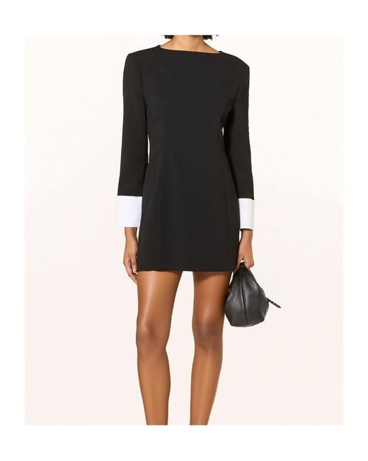 Marella Black Long-Sleeved Dress