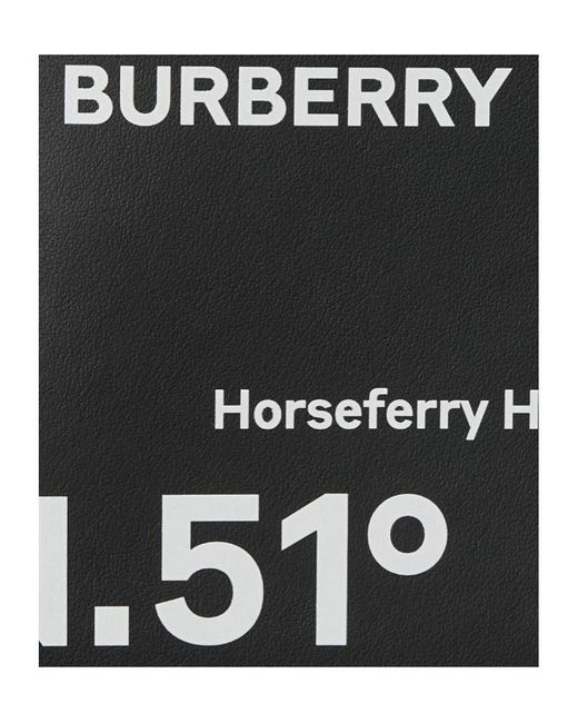 Burberry Black Coordinates Printed Bi-Fold Wallet for men