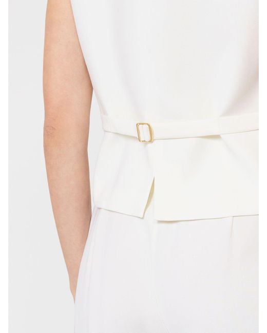 Max Mara White Studio Madia V-Neck Gilet