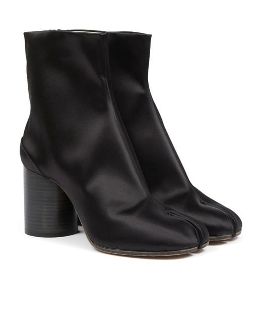 Maison Margiela Black Tabi Heeled Ankle Boots