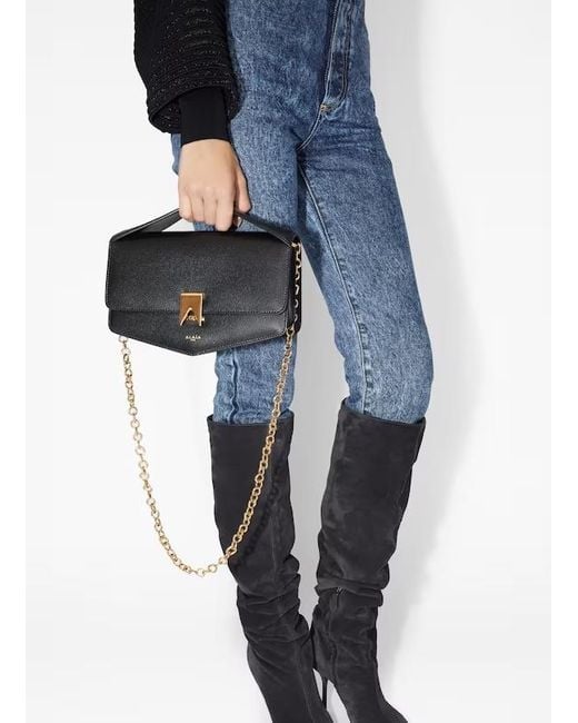 Alaïa Black Alaïa Le Papa East West Small Crossbody Bag