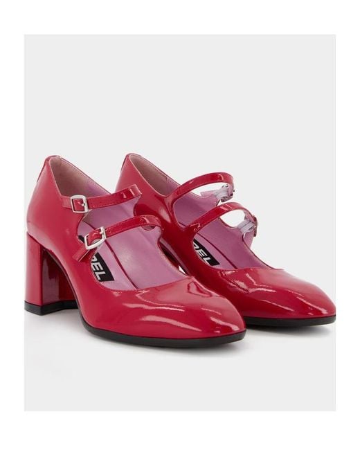 CAREL PARIS Red Logo High Heels
