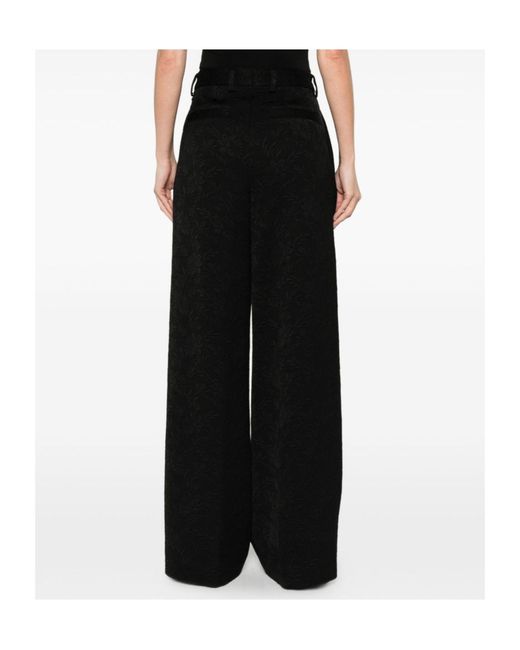 Dries Van Noten Black Casual Pants With Belt Loops