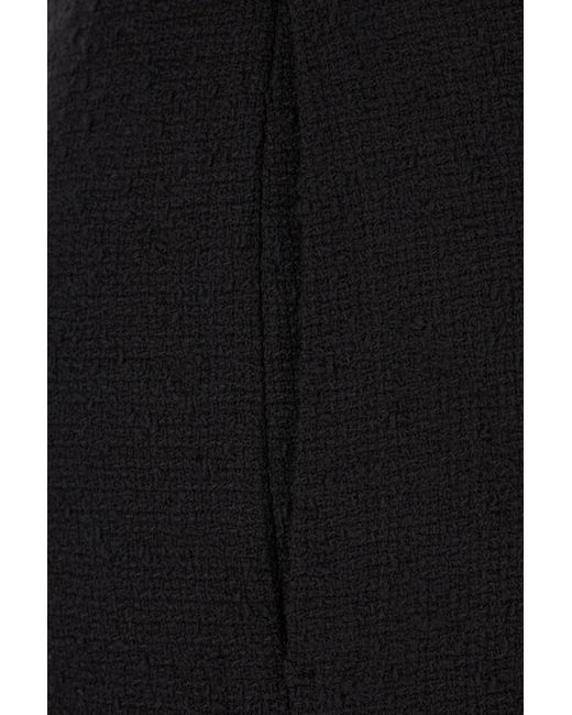 Patou Black Iconic Tweed Long Trousers