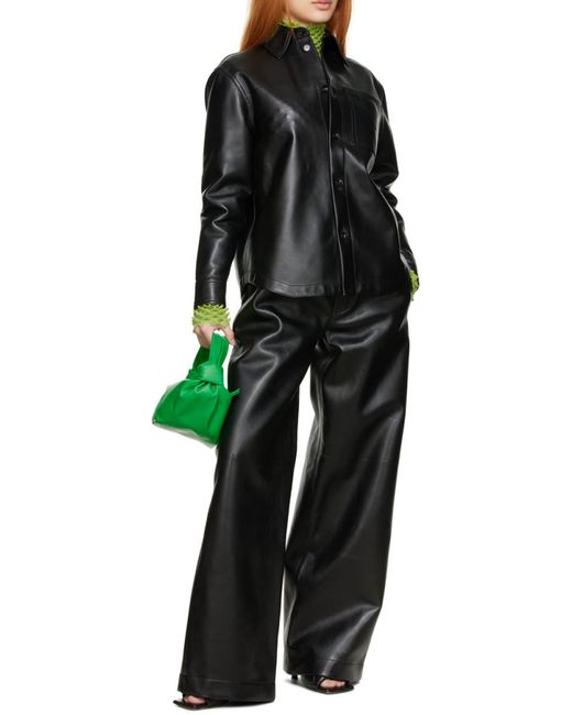Bottega Veneta Green Double Knot Hobo Mini Tote Bag
