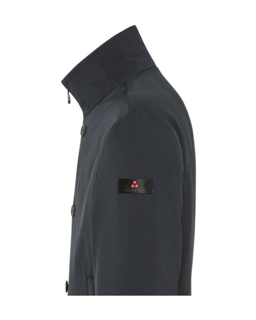 Peuterey Black Militao Double-Breasted Jacket for men