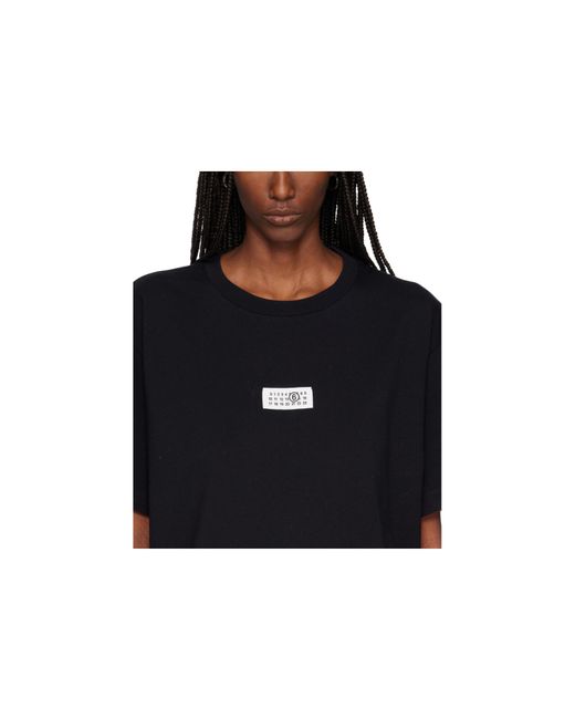 MM6 by Maison Margiela White Numeric Logo Engraved Hoop Earrings for men