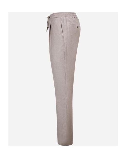 Incotex Gray Tapered Trousers for men