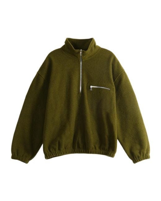 Rier Green Long-Sleeved Sweatshirt for men