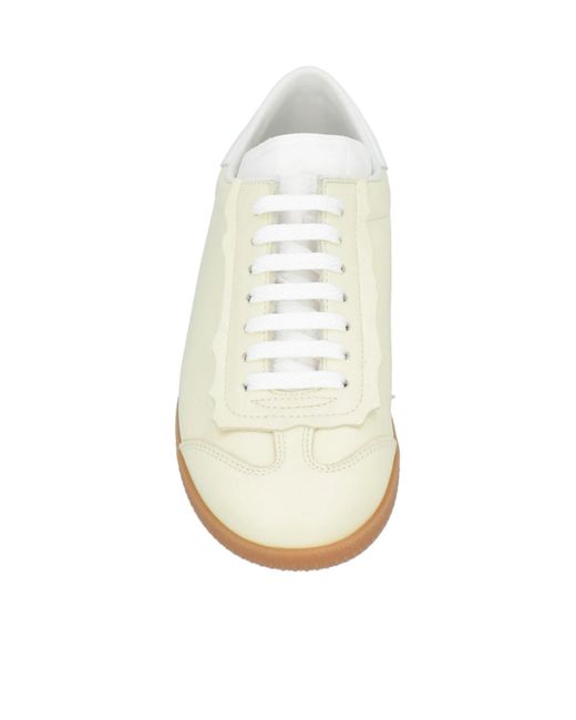Maison Margiela White Minimalist Low-Top Casual Shoes
