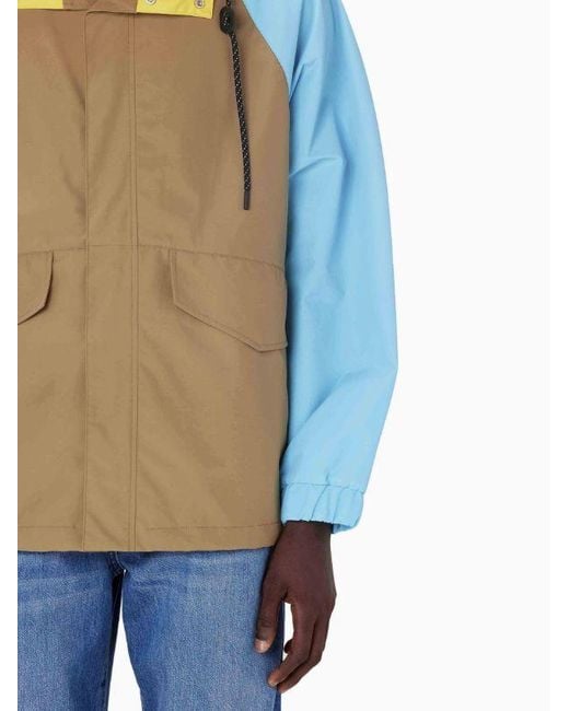 J.W. Anderson Green Colour-Block Parka Jacket for men