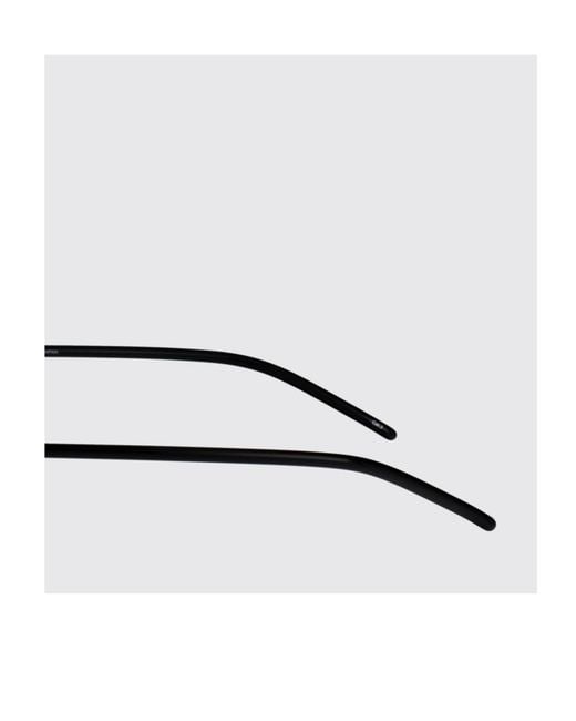 McQueen White Eyewear Cat-Eye Frame Sunglasses