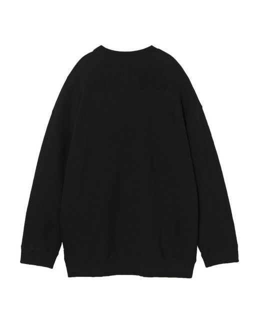 Undercover Black Voltmeter-Print Sweatshirt for men