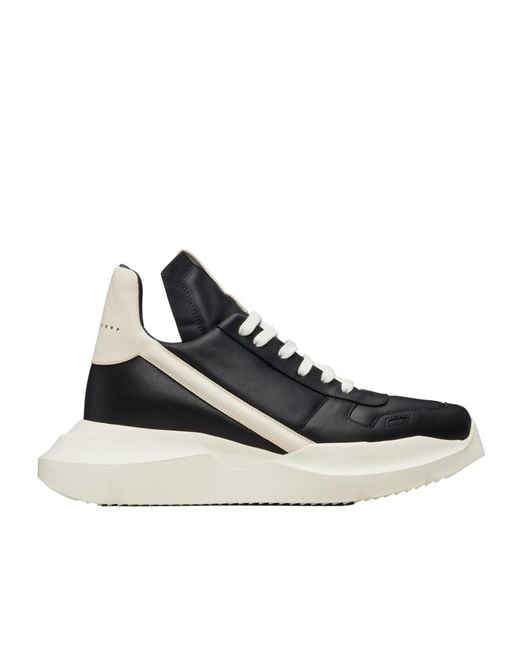 Rick Owens Black Temple Geth Runner Sneakers for men