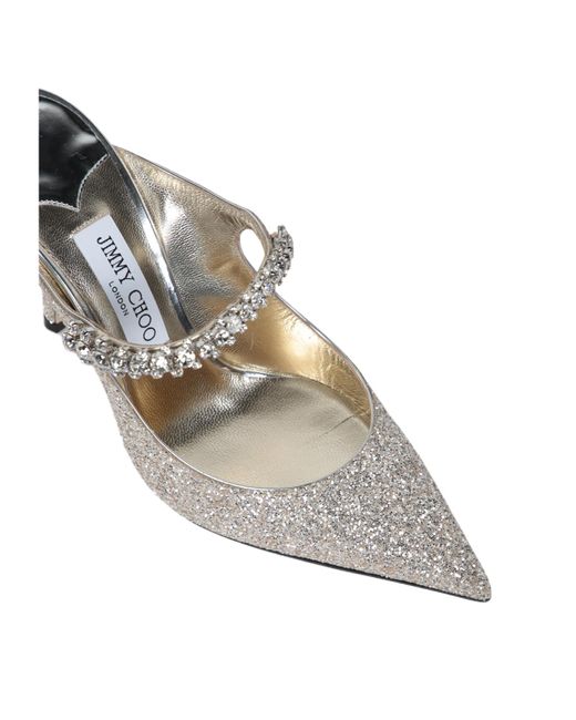Jimmy Choo White Pointed High-Heeled Sandals
