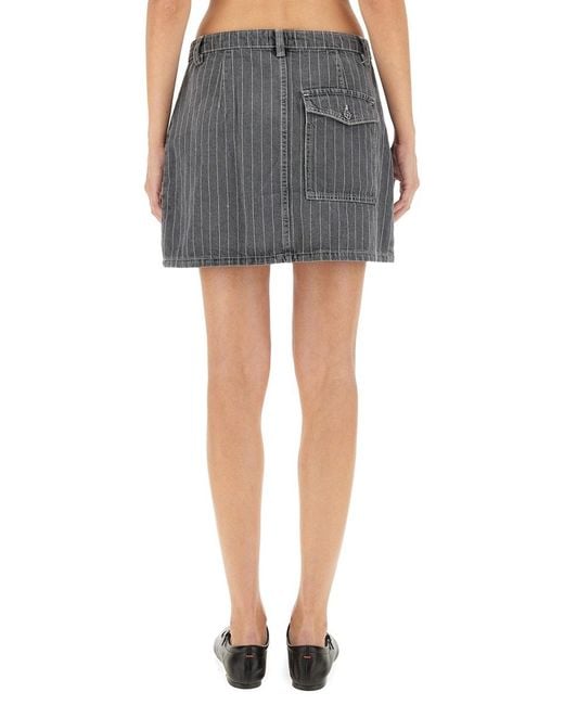 Baum und Pferdgarten Gray Sali Pinstripe Skirt