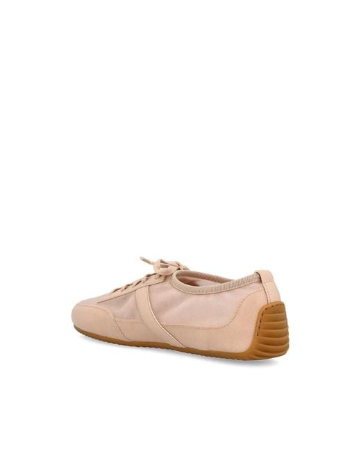 Givenchy Pink Slim Lace-Up Sneakers