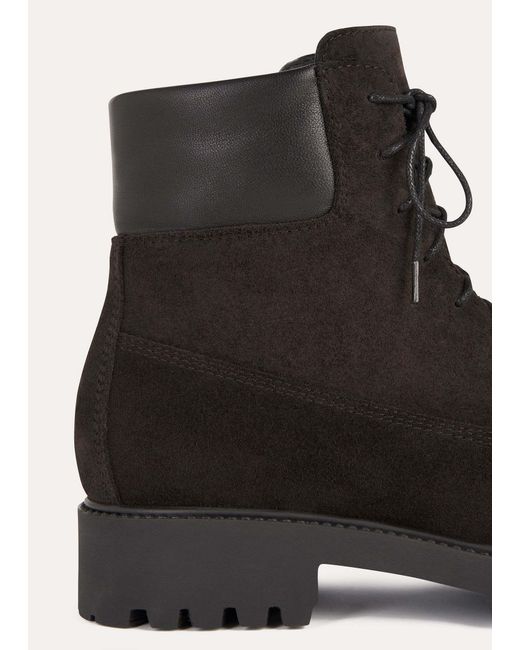 Totême Brown Round-Head Short Boots