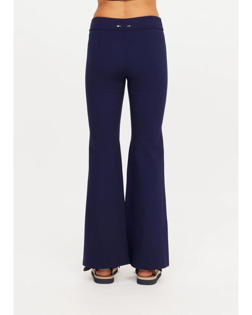 The Upside Blue Joyela Side-Stripe Trousers