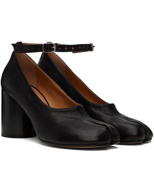 Maison Margiela Black Tabi Mary-Jane Pumps