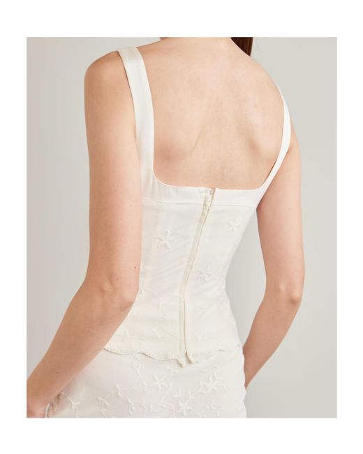 Posse White Sleeveless Top