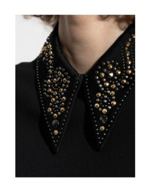Versace Black Blouses