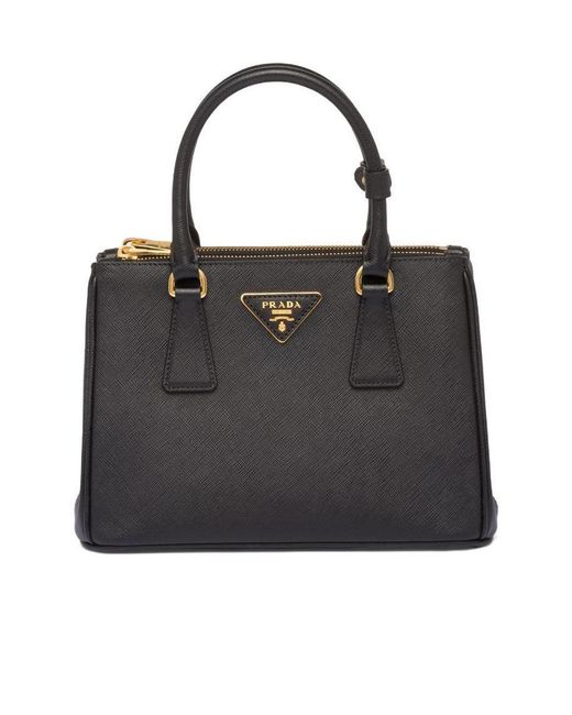 Prada Black Galleria Tote Bag