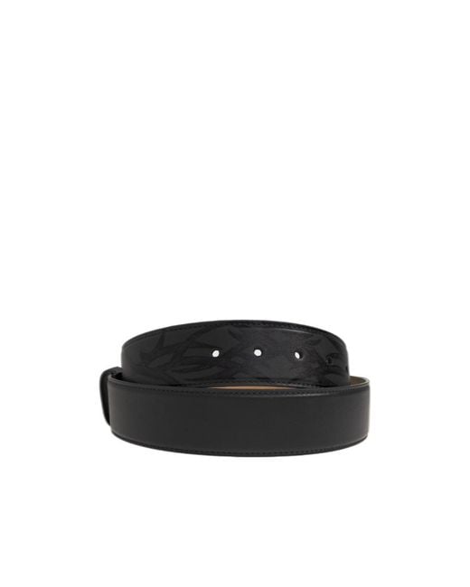 Balenciaga White Logo Engraved Buckle Belt for men