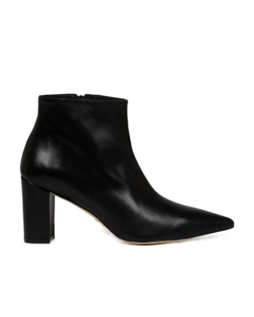 Stuart Weitzman Black Logo Boots