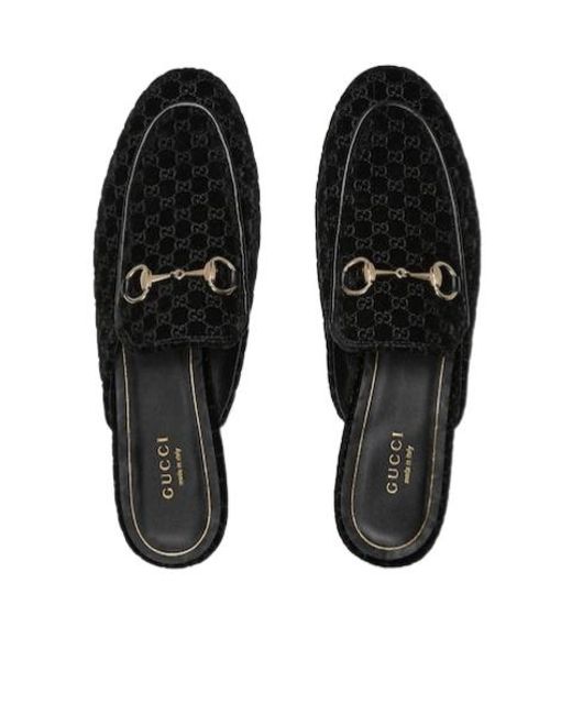 Gucci Black Princetown Slipper