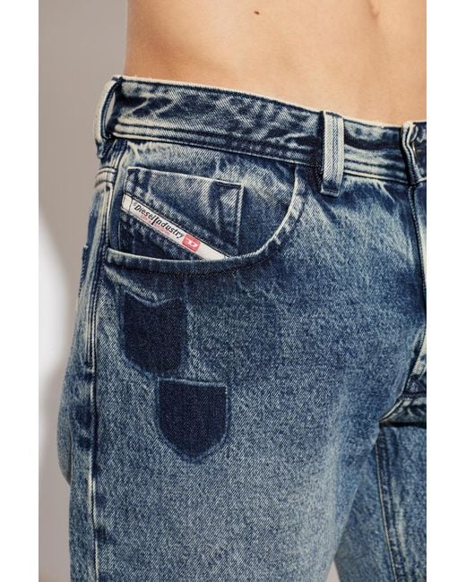 DIESEL Blue 1985 Larkee S 1 Straight-Leg Jeans for men