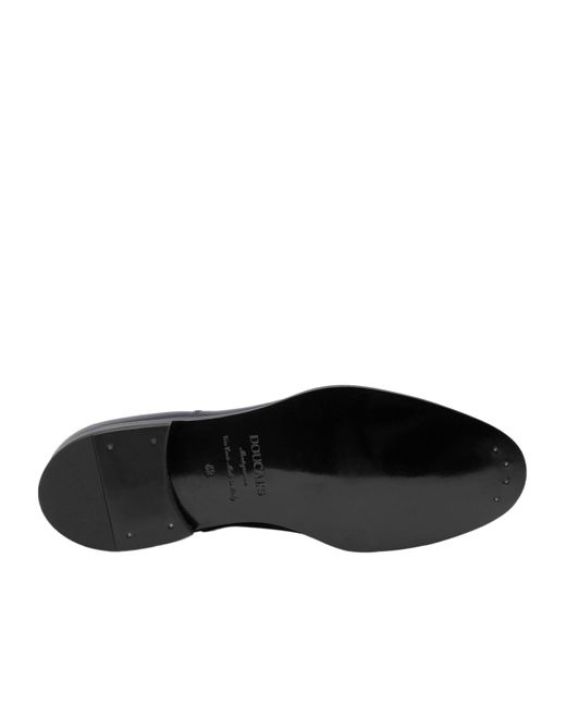 Doucal's Blue Round Toe Oxford Shoes for men