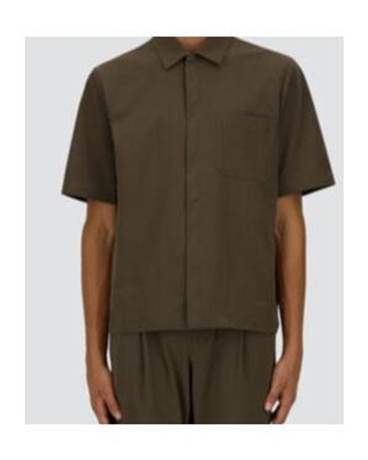 Herno Gray Seer-Crease Shirt for men