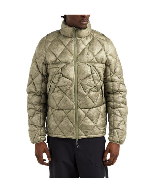 Roa Green Solid Quilted Jacket for men