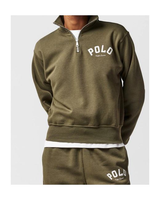 Polo Ralph Lauren Green Zipper Sweatshirt