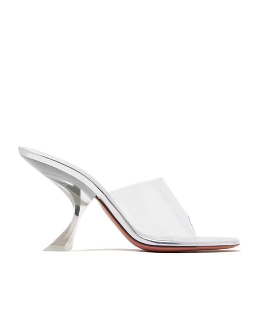 AMINA MUADDI White Taylor 90 Slippers