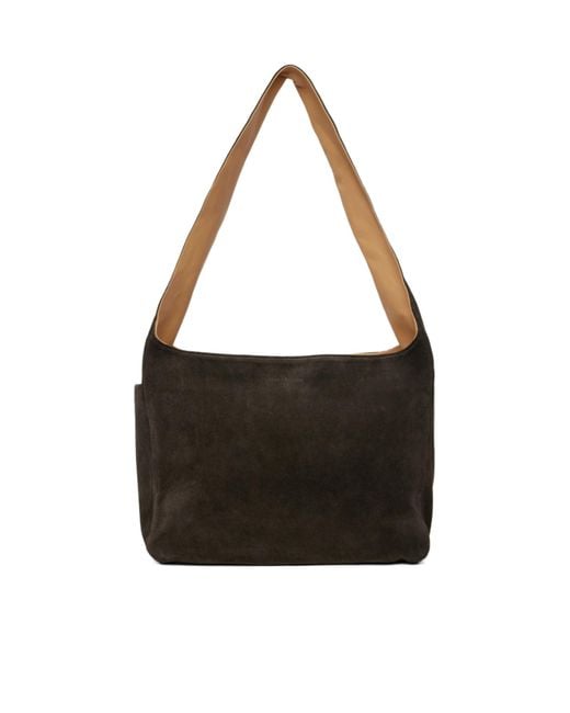 Our Legacy Black Grande Brick Suede Tote Bag