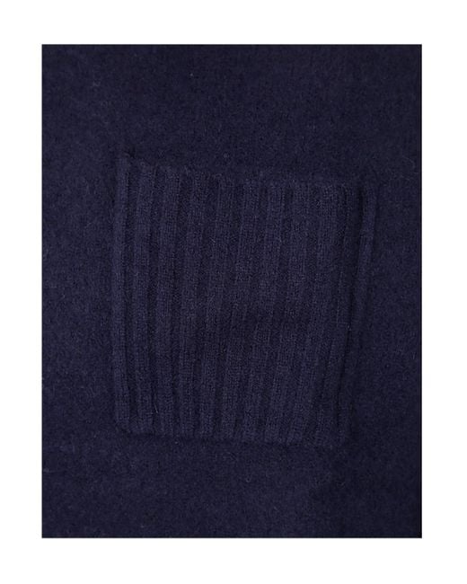 Ballantyne Blue Spread-Collar Sweater for men