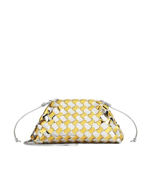 Bottega Veneta Metallic Mini Pouch Bag