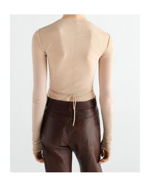 Lemaire White Ballerina Wrap Top