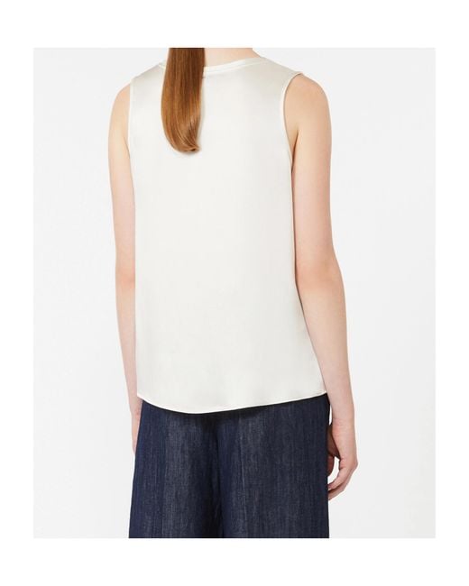 Max Mara White Estri Blouse