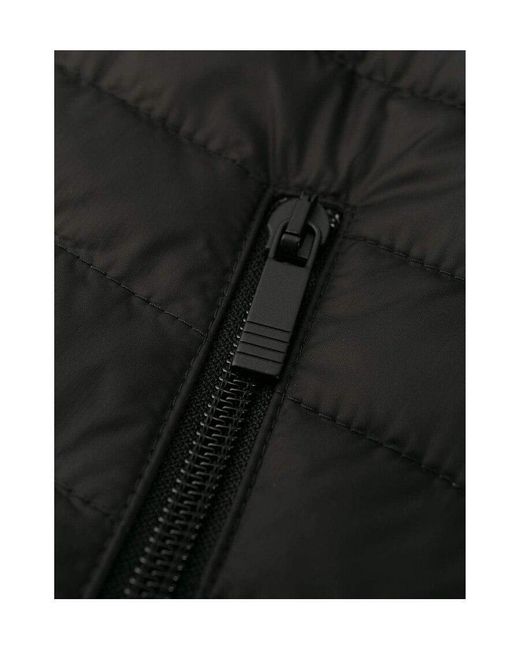 Thom Browne Black 4-Bar Hooded Down Coat for men