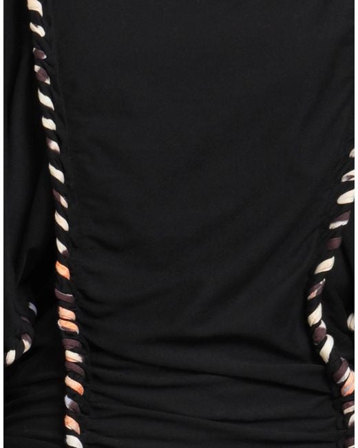 Isabel Marant Black Ribbon Design Top