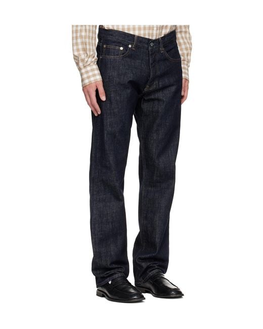sunflower Blue Five-Pocket Regular-Fit Jeans for men