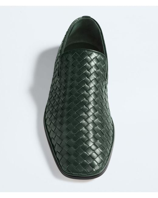 Bottega Veneta Green Palazzo Slipper for men