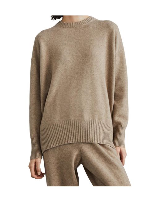 Brunello Cucinelli Natural Crewneck Knitted Jumper