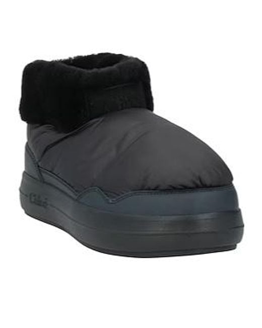 Chloé Black Minimal Fleece-Lined Ankle Boots